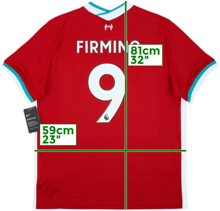 2020-21 Liverpool Home Shirt Firmino #9 (XL)