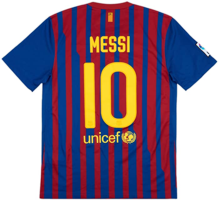 2011-12 Barcelona Home Shirt Messi #10 - 7/10 - (M)