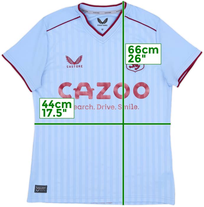 2022-23 Aston Villa Away Shirt - 8/10 - (Women's M)