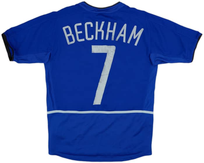 2002-03 Manchester United Third Shirt Beckham #7 - 6/10 - (L.Boys)