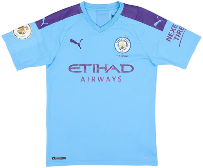 2019-20 Manchester City Home Shirt Sterling #7 - 7/10 - (S)