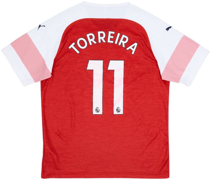 2018-19 Arsenal Home Shirt Torreira #11 - 6/10 - (L)