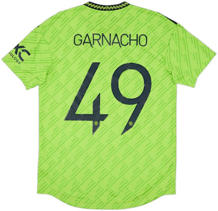 2022-23 Manchester United Authentic Third Shirt Garnacho #49 - 10/10 - (M)
