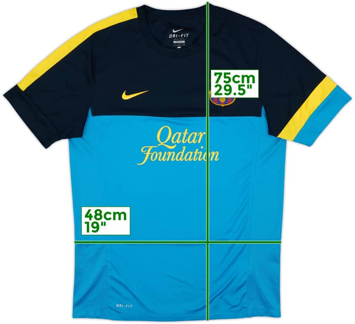 2012-13 Barcelona NIke Training Shirt - 8/10 - (L)