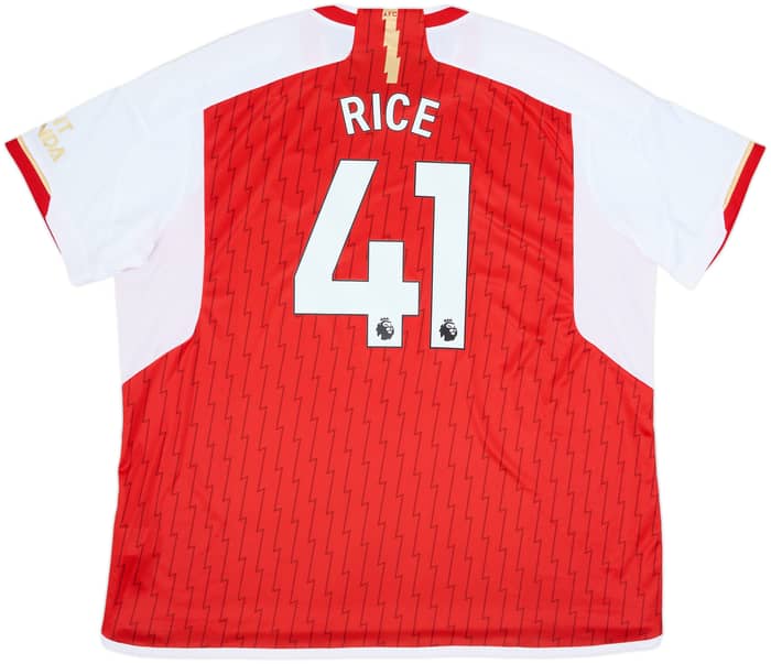 2023-24 Arsenal Home Shirt Rice #41 - 9/10 - (3XL)