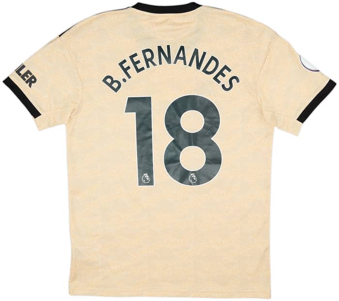 2019-20 Manchester United Away Shirt B.Fernandes #18 - 8/10 - (M)