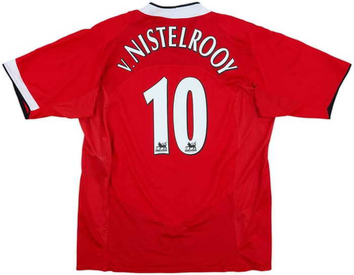 2004-06 Manchester United Home Shirt V.Nistelrooy #10 - 10/10 - (XL)