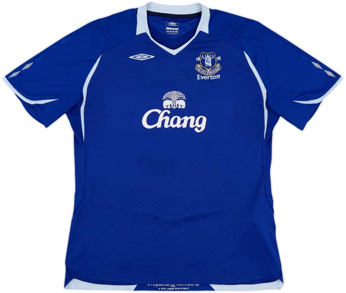 2008-09 Everton Home Shirt - 6/10 - (Women's XXL)