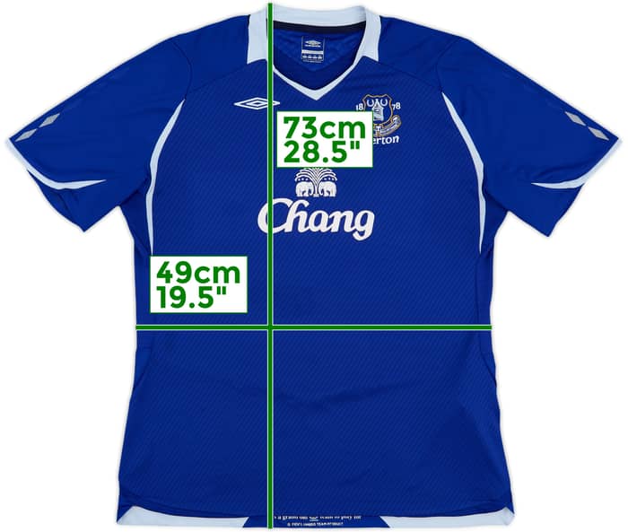 2008-09 Everton Home Shirt - 6/10 - (Women's XXL)