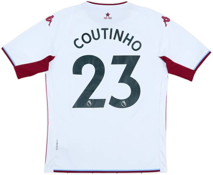2021-22 Aston Villa Away Shirt Coutinho #23 - 8/10 - (L)