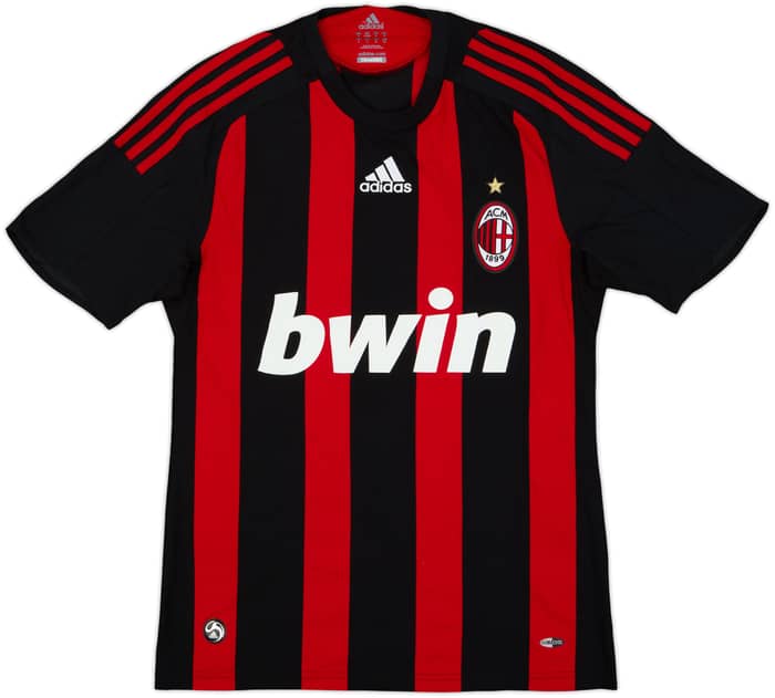 2008-09 AC Milan Home Shirt Beckham #32 - 7/10 - (S)