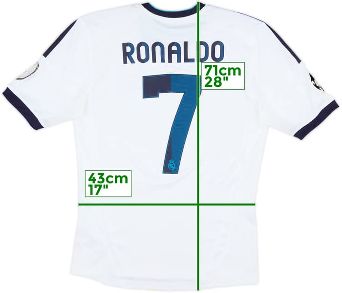 2012-13 Real Madrid Home Shirt Ronaldo #7 - 5/10 - (S)