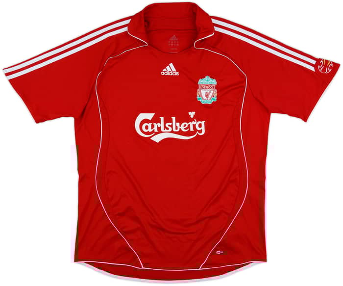 2006-08 Liverpool Home Shirt Fowler #9 - 7/10 - (XL)