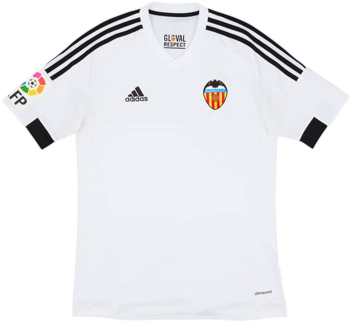 2015-16 Valencia Home Shirt - 9/10 - (S)
