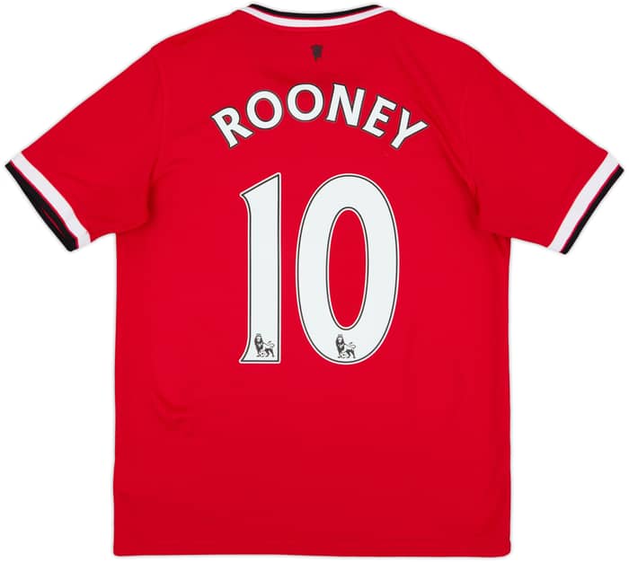 2014-15 Manchester United Home Shirt Rooney #10 - 8/10 - (XL.Boys)