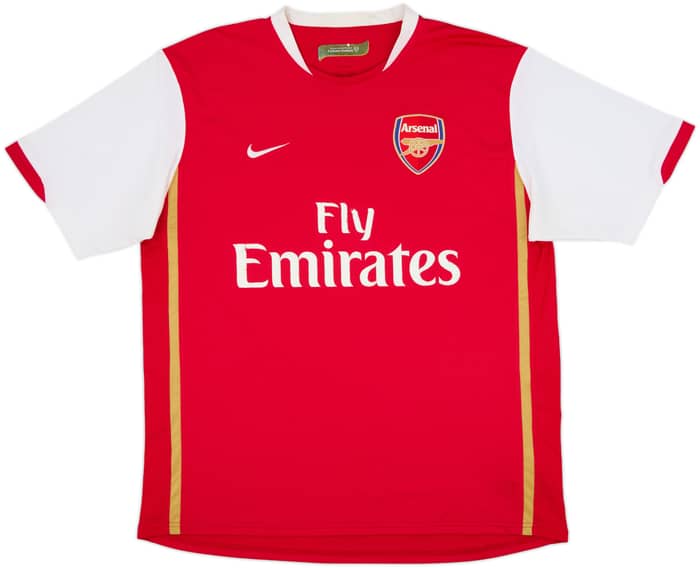 2006-08 Arsenal Home Shirt Fabregas #4 - 6/10 - (L)