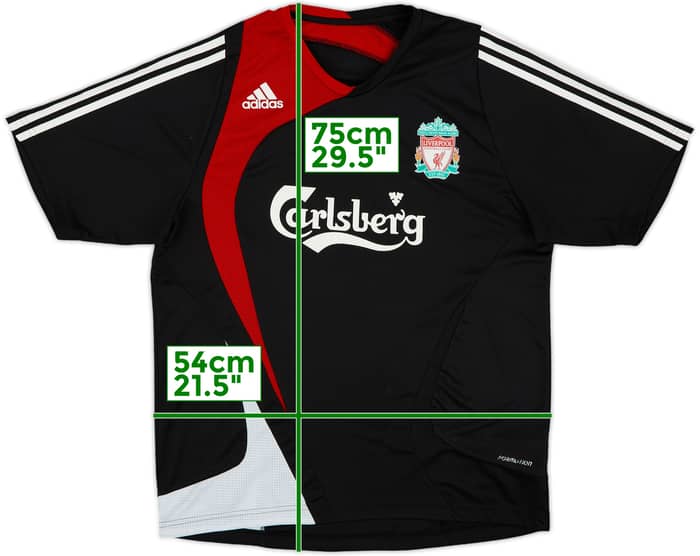 2007-08 Liverpool adidas Formotion Training Shirt - 8/10 - (L)