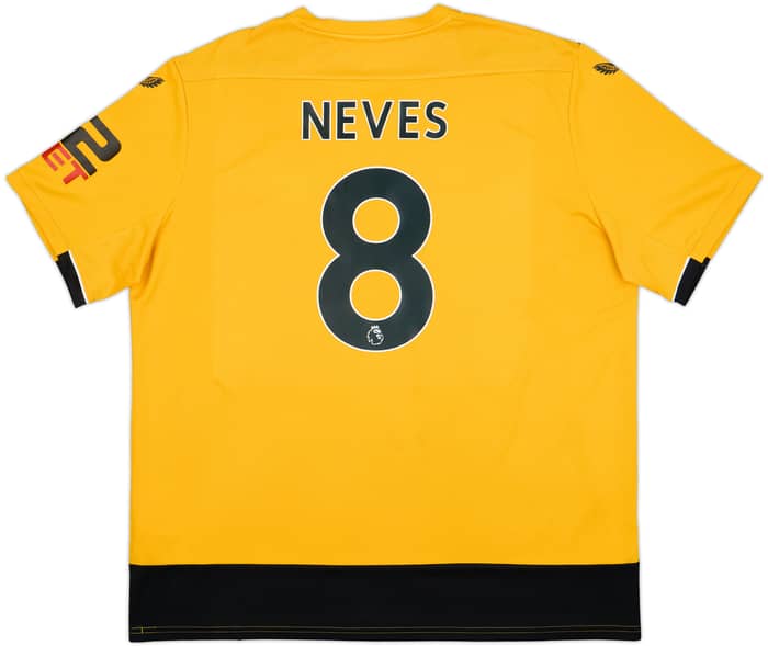 2022-23 Wolves Home Shirt Neves #8 - 7/10 - (XXL)