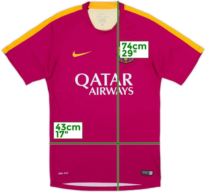 2016-17 Barcelona Nike Training Shirt - 10/10 - (S)