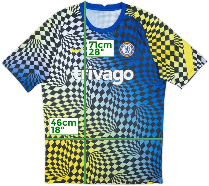 2021-22 Chelsea Nike Training Shirt - 6/10 - (M)