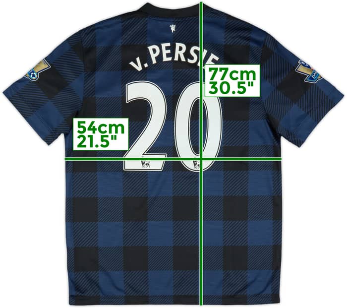 2013-14 Manchester United Away Shirt V.Persie #20 - 8/10 - (L)