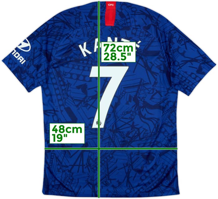 2019-20 Chelsea Home Shirt Kante #7 - 5/10 - (M)