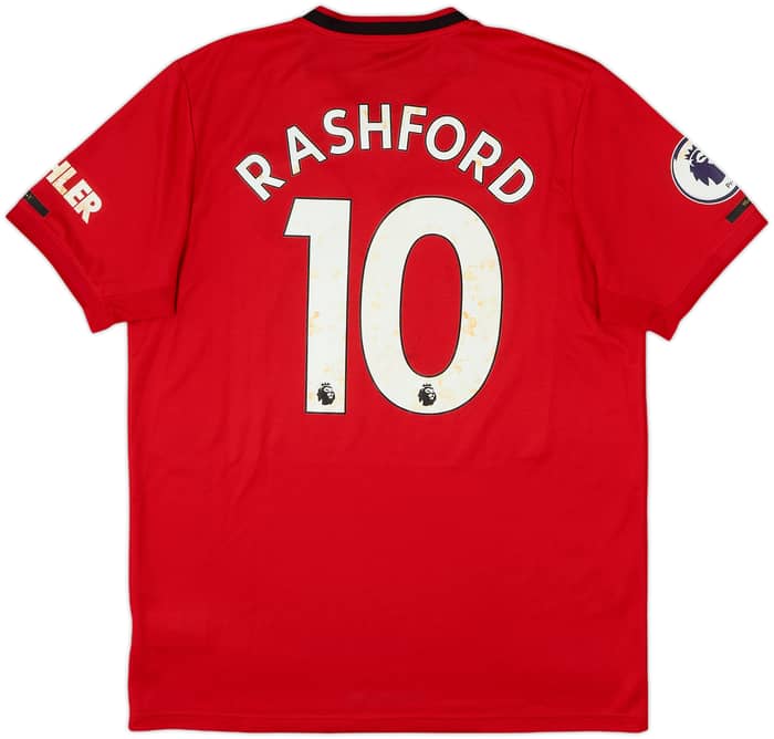 2019-20 Manchester United Home Shirt Rashford #10 - 5/10 - (L)