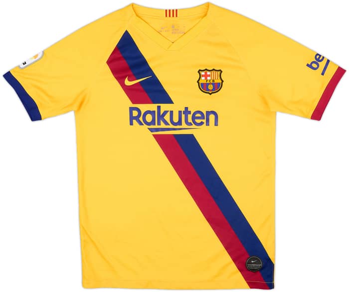 2019-20 Barcelona Away Shirt - 8/10 - (XL.Boys)