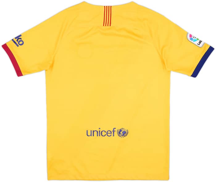 2019-20 Barcelona Away Shirt - 8/10 - (XL.Boys)