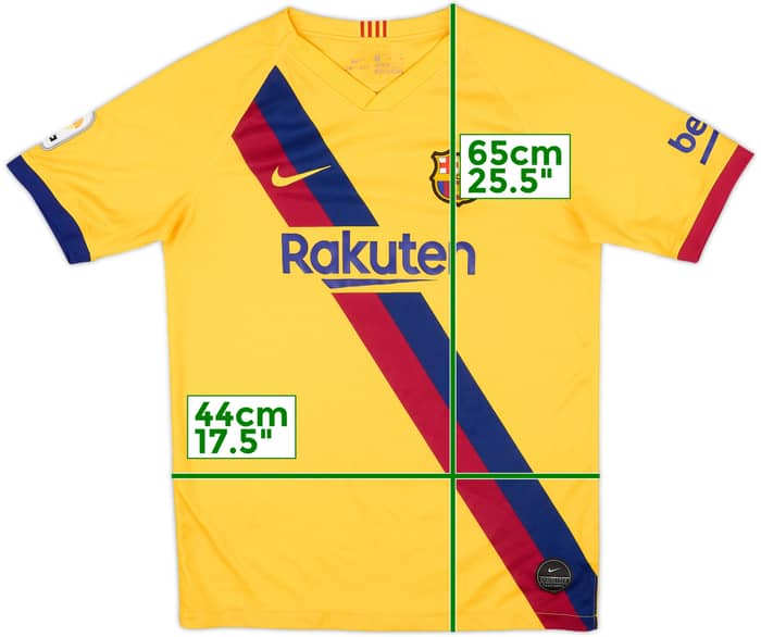 2019-20 Barcelona Away Shirt - 8/10 - (XL.Boys)