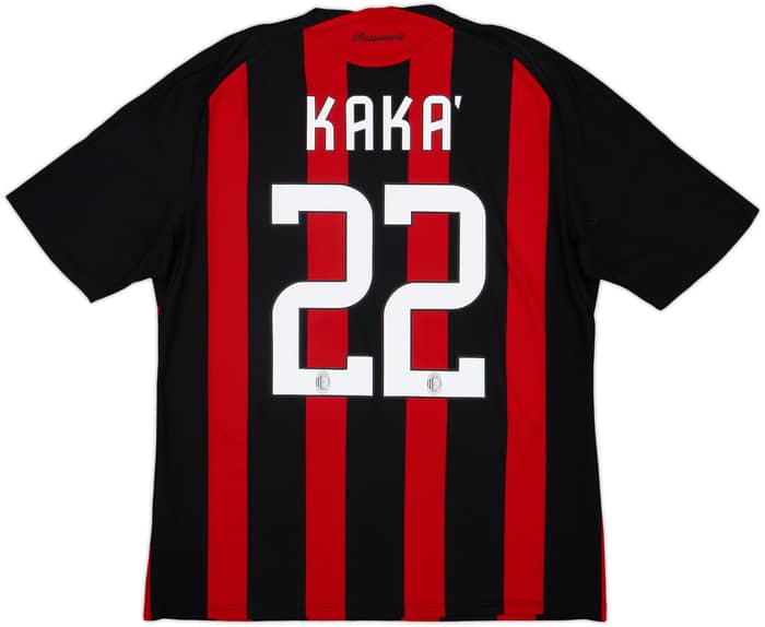 2008-09 AC Milan Home Shirt Kaka #22 - 6/10 - (L)