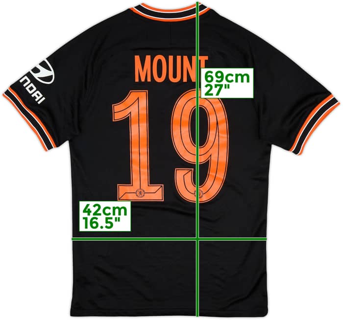 2019-20 Chelsea Third Shirt Mount #19 - 7/10 - (S)