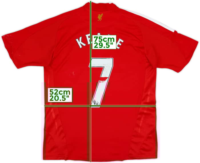 2008-10 Liverpool Home Shirt Keane #7 - 4/10 - (XL.Boys)