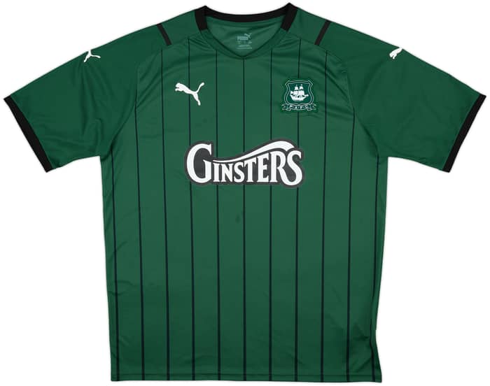 2021-22 Plymouth Argyle Home Shirt - 8/10 - (XL)