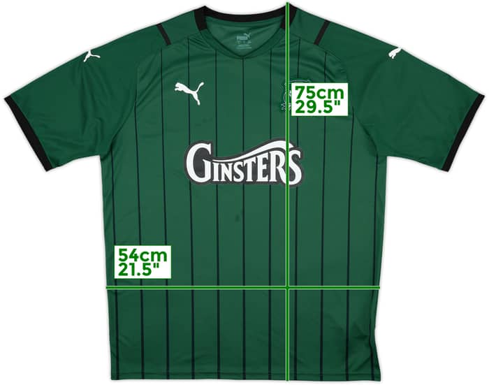 2021-22 Plymouth Argyle Home Shirt - 8/10 - (XL)