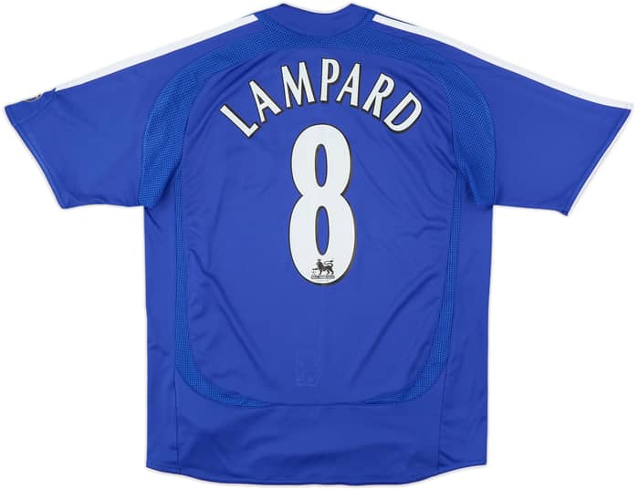 2006-08 Chelsea Home Shirt Lampard #8 - 9/10 - (L.Boys)