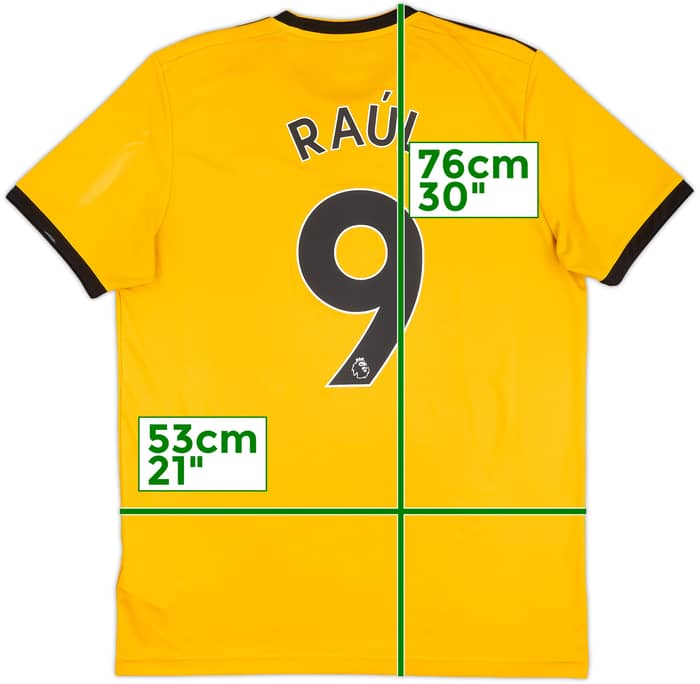 2018-19 Wolves Home Shirt Raul #9 - 7/10 - (L)