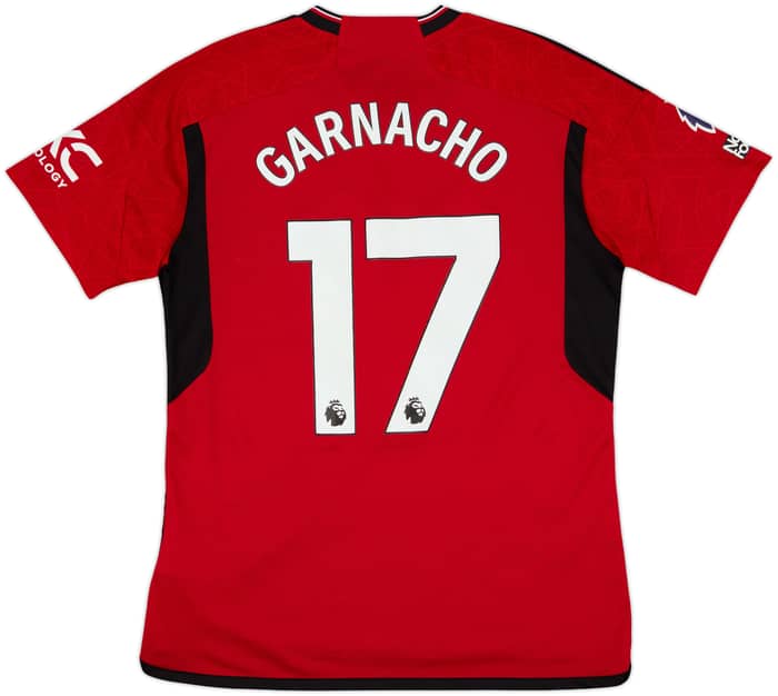 2023-24 Manchester United Home Shirt Garnacho #17 - 10/10 - (L)