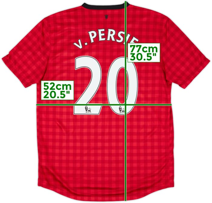 2012-13 Manchester United Home Shirt V.Persie #20 - 6/10 - (L)