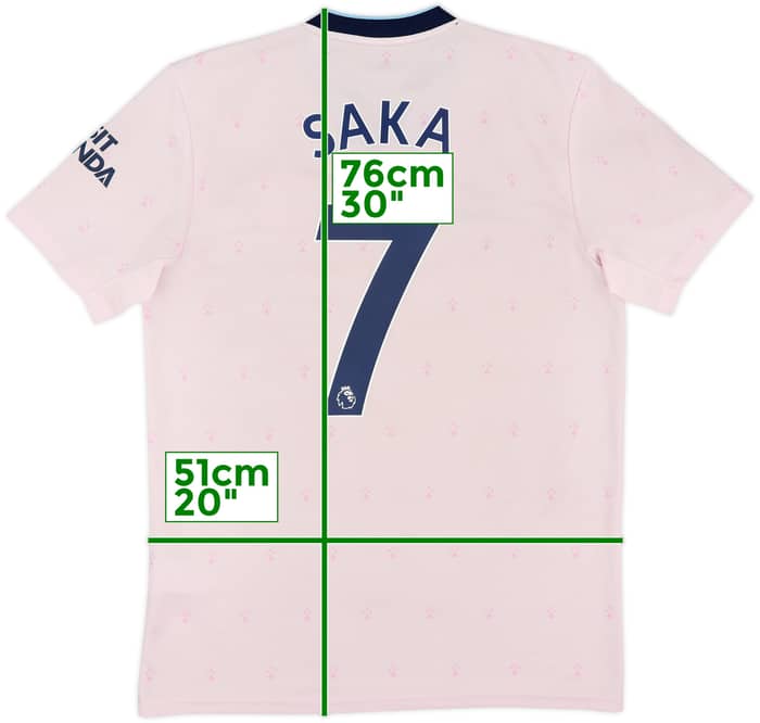 2022-23 Arsenal Third Shirt Saka #7 - 10/10 - (M)