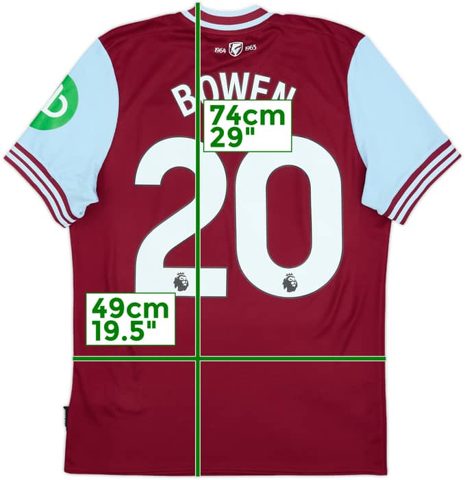 2024-25 West Ham Home Shirt Bowen #20 - 10/10 - (M)