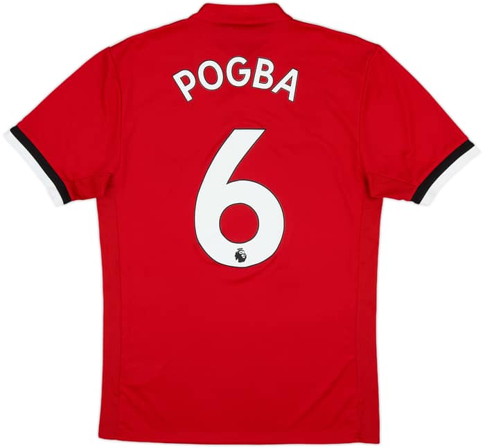 2017-18 Manchester United Home Shirt Pogba #6 - 8/10 - (S)