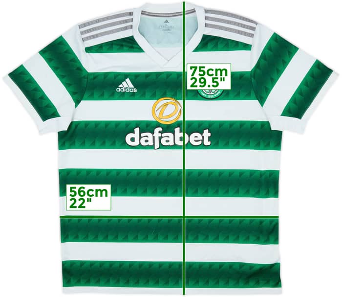 2022-23 Celtic Home Shirt - 8/10 - (XL)