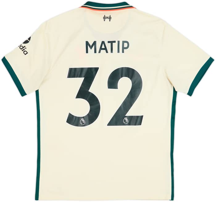Camiseta de visitante del Liverpool 2021-22 Matip #32 - 8/10 - (L)