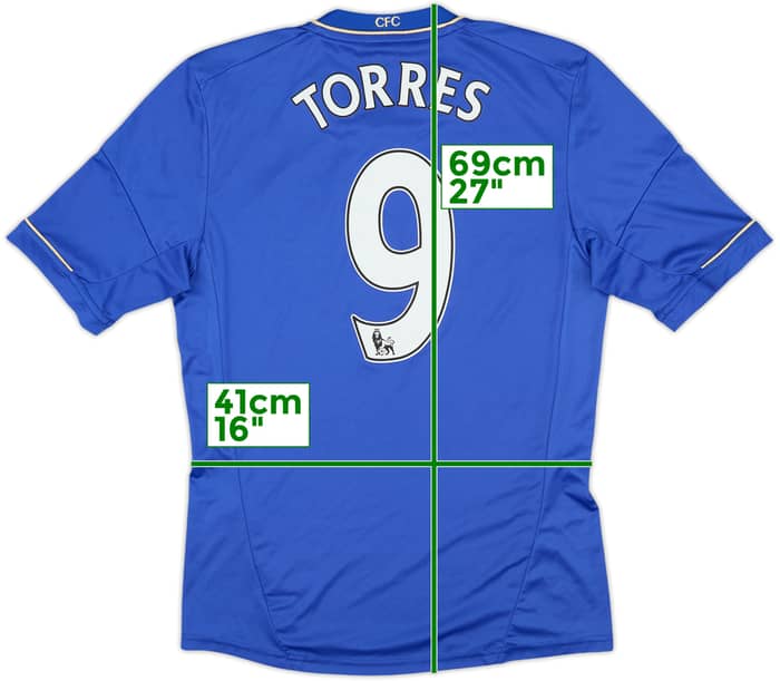 2012-13 Chelsea Home Shirt Torres #9 - 7/10 - (S)