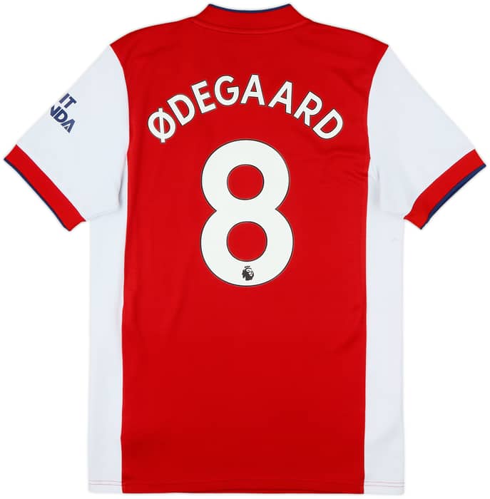 2021-22 Arsenal Home Shirt Odegaard #8 - 8/10 - (M)