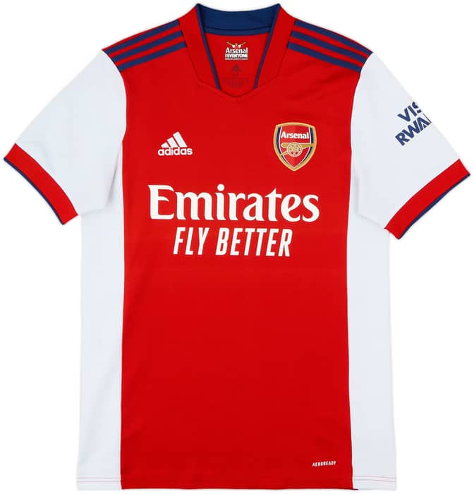 2021-22 Arsenal Home Shirt Odegaard #8 - 8/10 - (M)