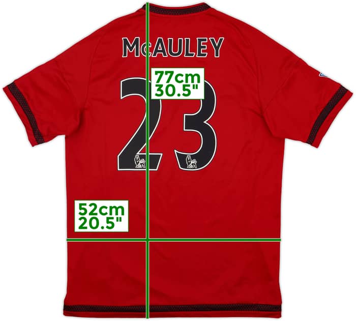 2015-16 West Brom Away Shirt McAuley #23 - 8/10 - (L)