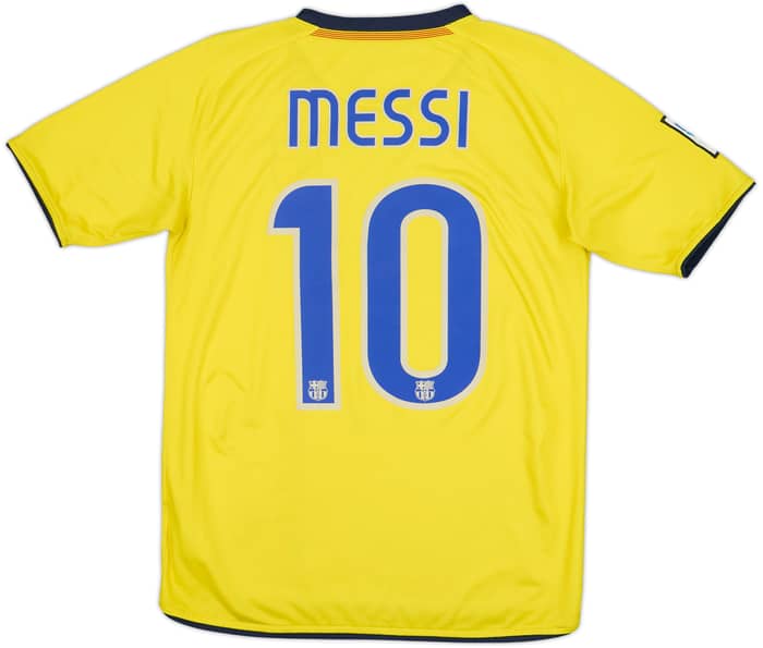 2008-10 Barcelona Away Shirt Messi #10 - 6/10 - (XL.Boys)