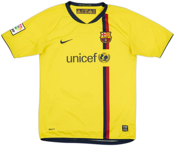 2008-10 Barcelona Away Shirt Messi #10 - 6/10 - (XL.Boys)